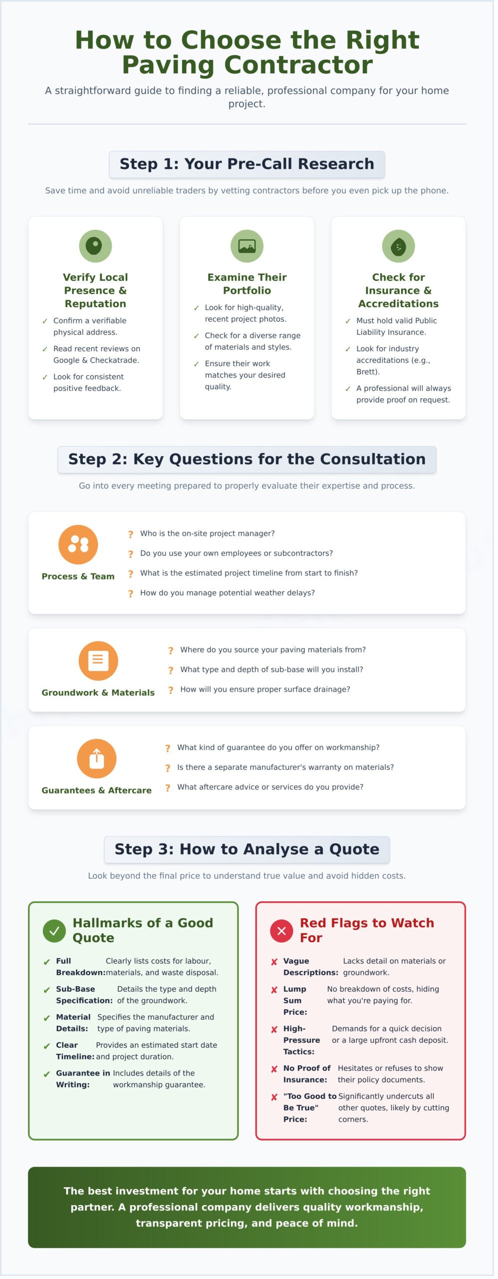 How to Find the Best Pavement Companies Near You: A 2026 Guide - Infographic